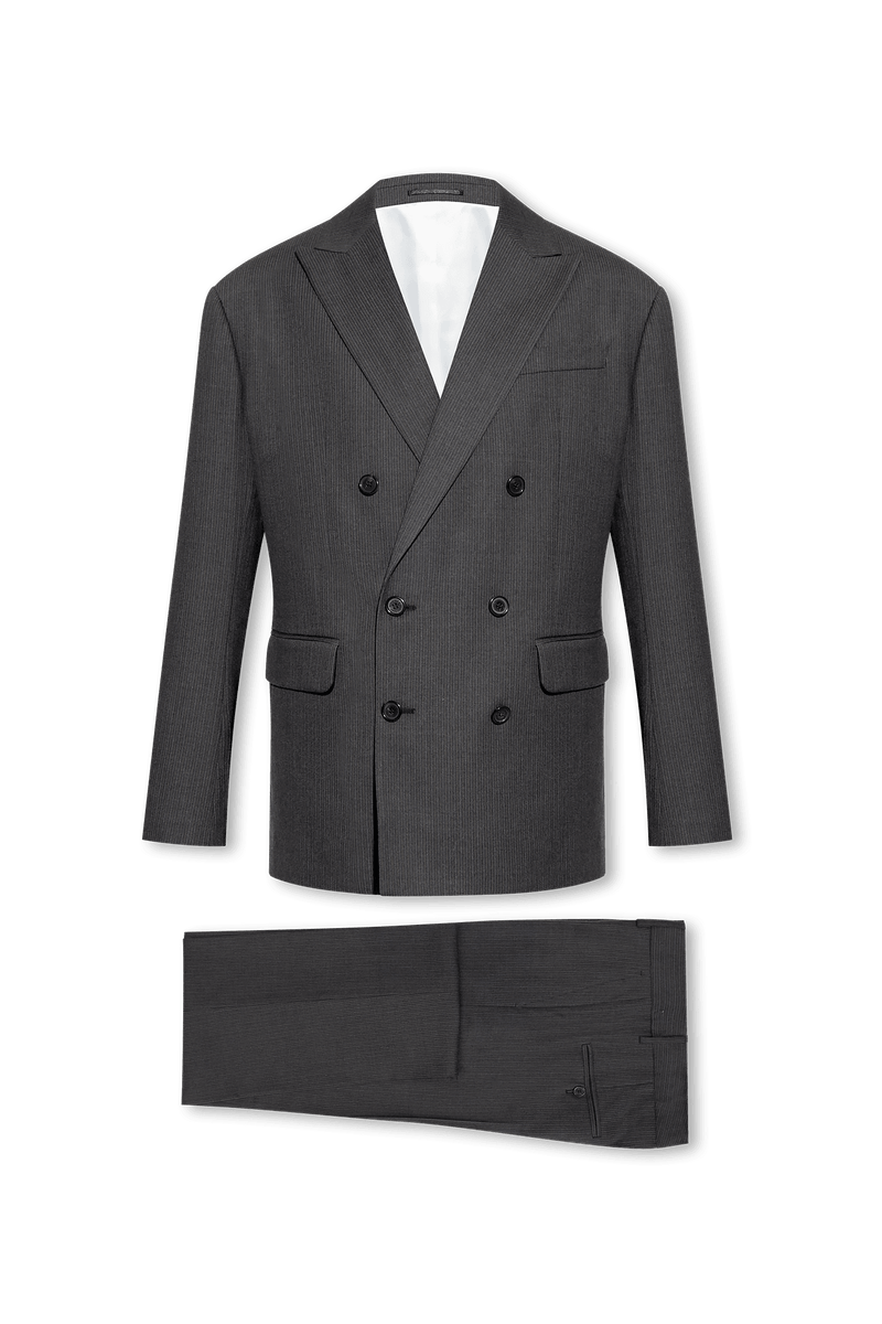 Dsquared2 Grey Wool Suit - Men - Piano Luigi