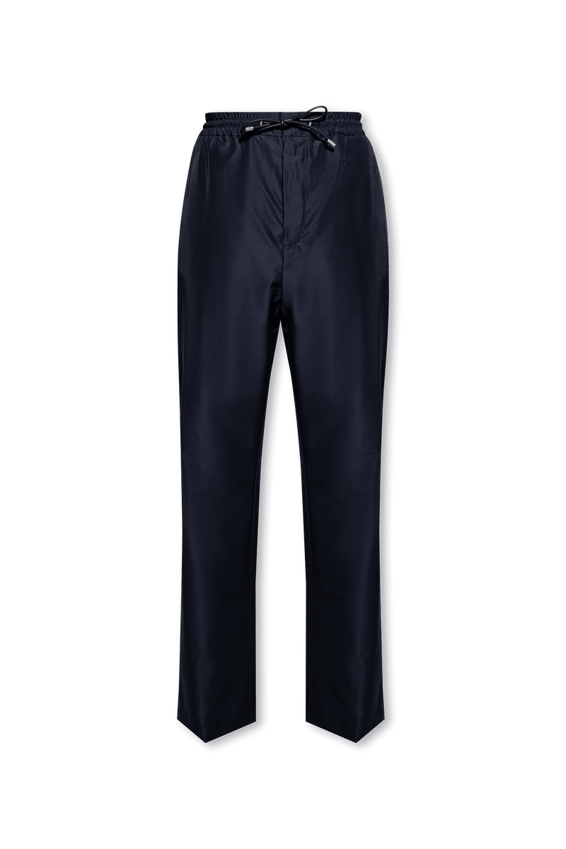 Loewe Navy Blue Relaxed-Fitting Trousers - Men - Piano Luigi