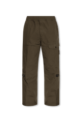 Stone Island Green Trousers With Logo - Men - Piano Luigi