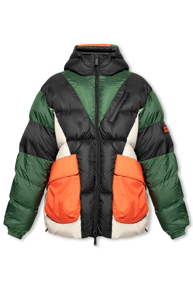 Dsquared2 Multicolour Hooded Down Jacket - Men - Piano Luigi