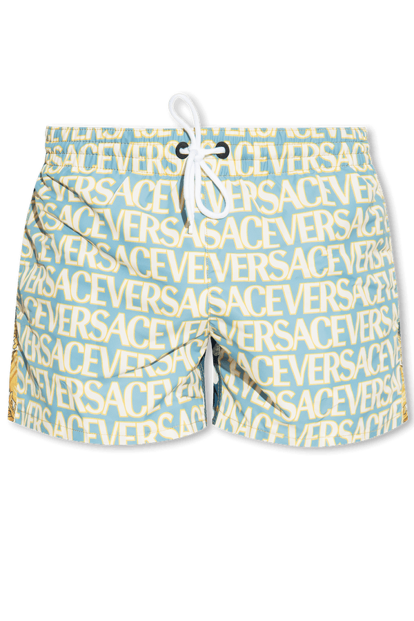 Versace Multicolour Swimming Shorts From ‘La Vacanza’ Collection - Men