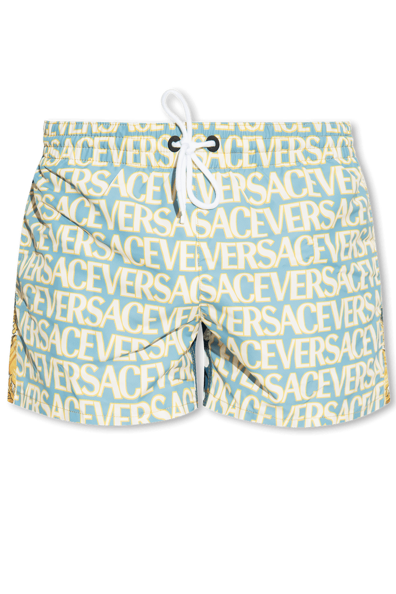 Versace Multicolour Swimming Shorts From ‘La Vacanza’ Collection - Men - Piano Luigi