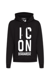 Dsquared2 Black Hoodie With Logo - Men - Piano Luigi