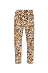 Dsquared2 Beige Trousers With Animal Motif - Men - Piano Luigi