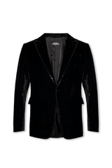 Dsquared2 Black Velvet Blazer - Men - Piano Luigi