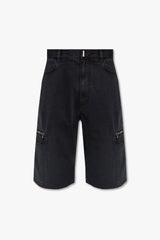 Givenchy Black Denim Shorts - Men - Piano Luigi