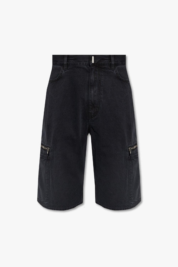 Givenchy Black Denim Shorts - Men