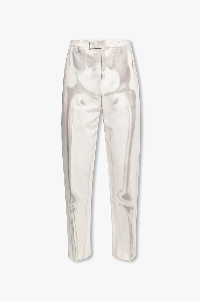 Off-White White Printed Jeans - Men - Piano Luigi