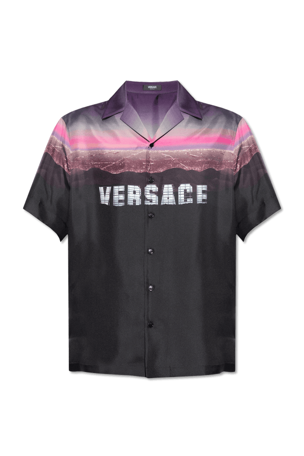 Versace Black Silk Shirt - Men - Piano Luigi