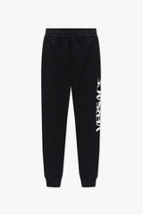 Versace Black Cotton Sweatpants - Men - Piano Luigi