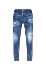 Dsquared2 Navy Blue ‘Tidy Biker’ Jeans - Men - Piano Luigi