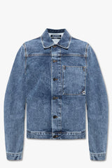 Jacquemus Blue ‘Jao’ Denim Jacket - Men - Piano Luigi