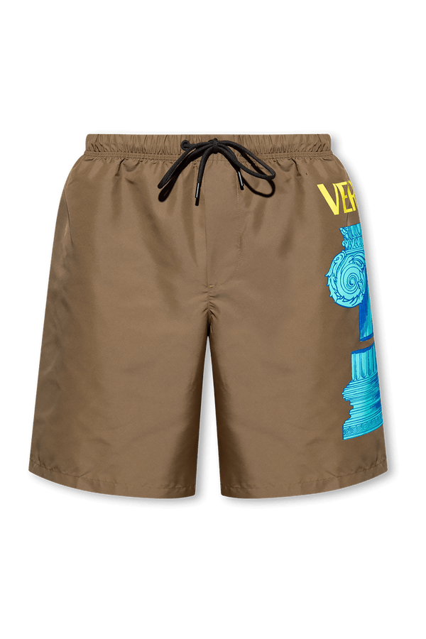 Versace Green Swimming Shorts - Men