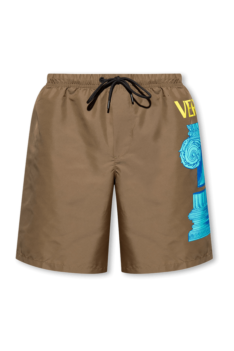 Versace Green Swimming Shorts - Men - Piano Luigi