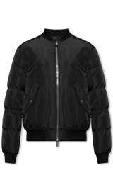 Dsquared2 Black Down Jacket With Reflective Back - Men - Piano Luigi