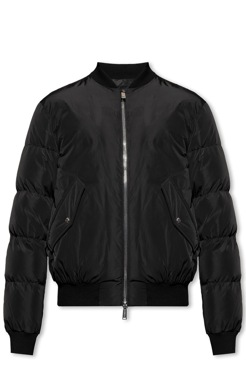 Dsquared2 Black Down Jacket With Reflective Back - Men - Piano Luigi