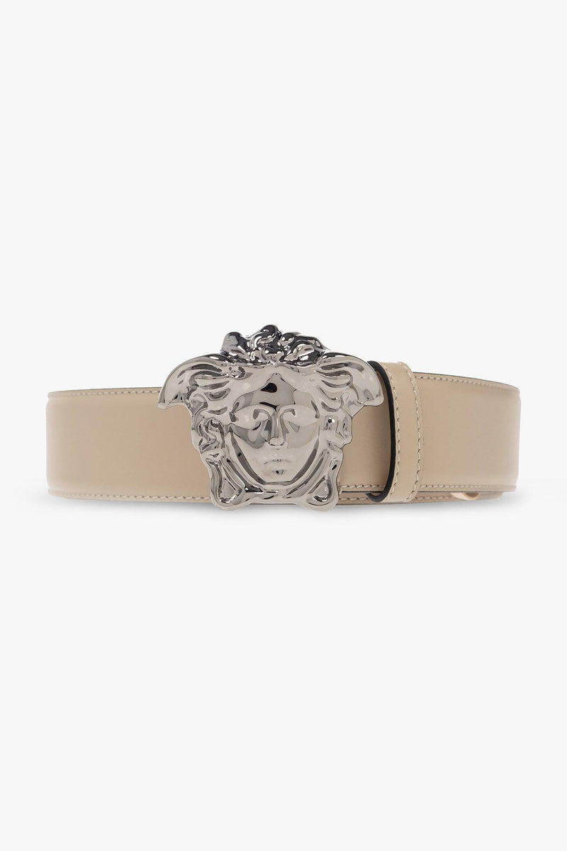 Versace Beige Leather Belt - Men - Piano Luigi