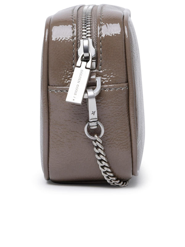 Golden Goose Star Crossbody Bag In Dove-gray Leather - Women - Piano Luigi