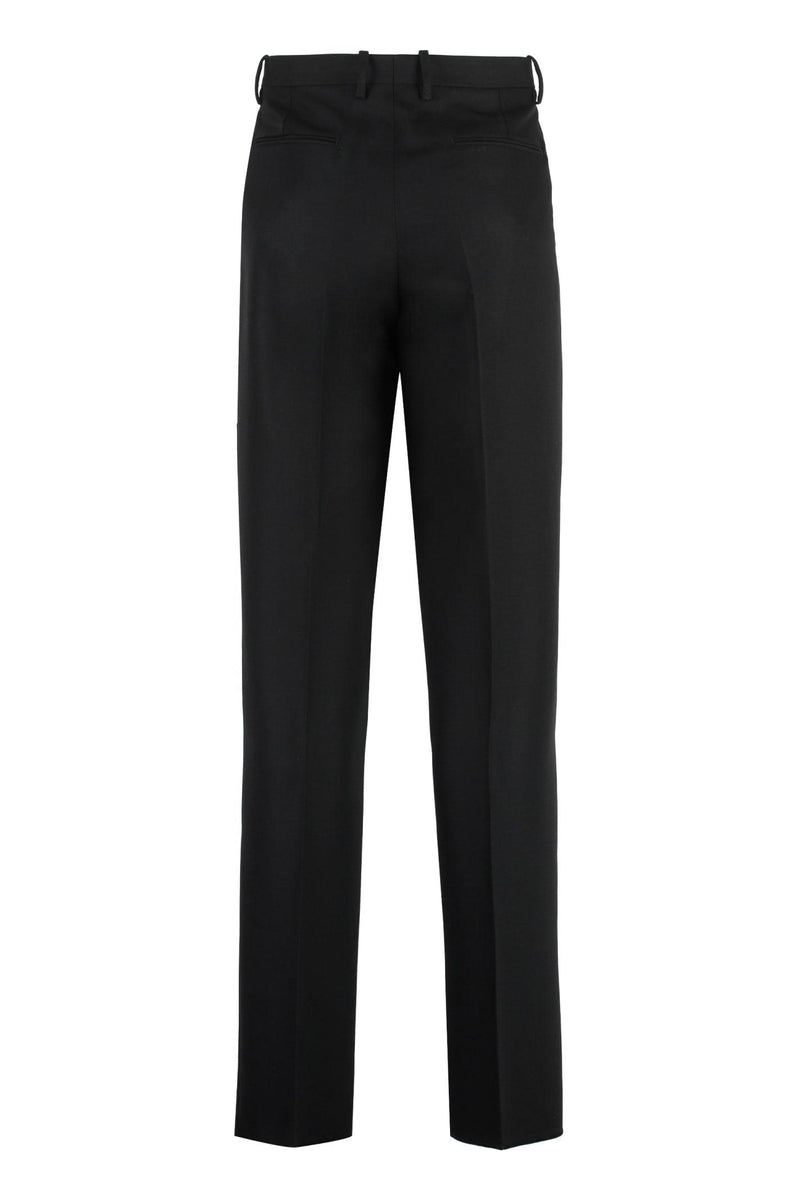 Off-White Wool Tailored Trousers - Men - Piano Luigi