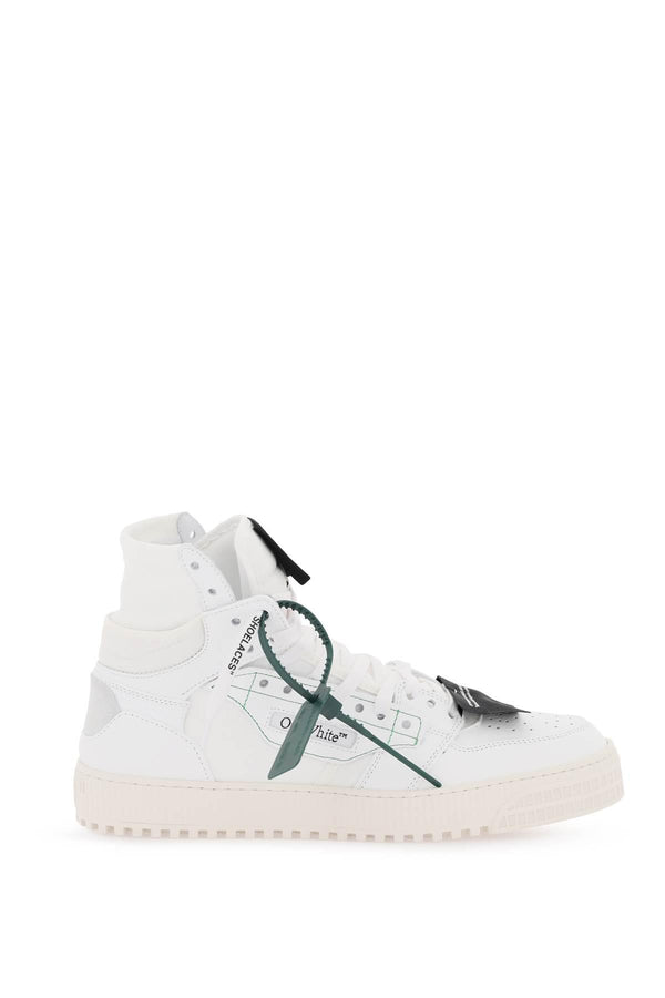 Off-White 3.0 Off-court Leather High-top Sneakers - Men - Piano Luigi