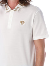 Versace Greca Short-sleeved Polo Shirt - Men - Piano Luigi