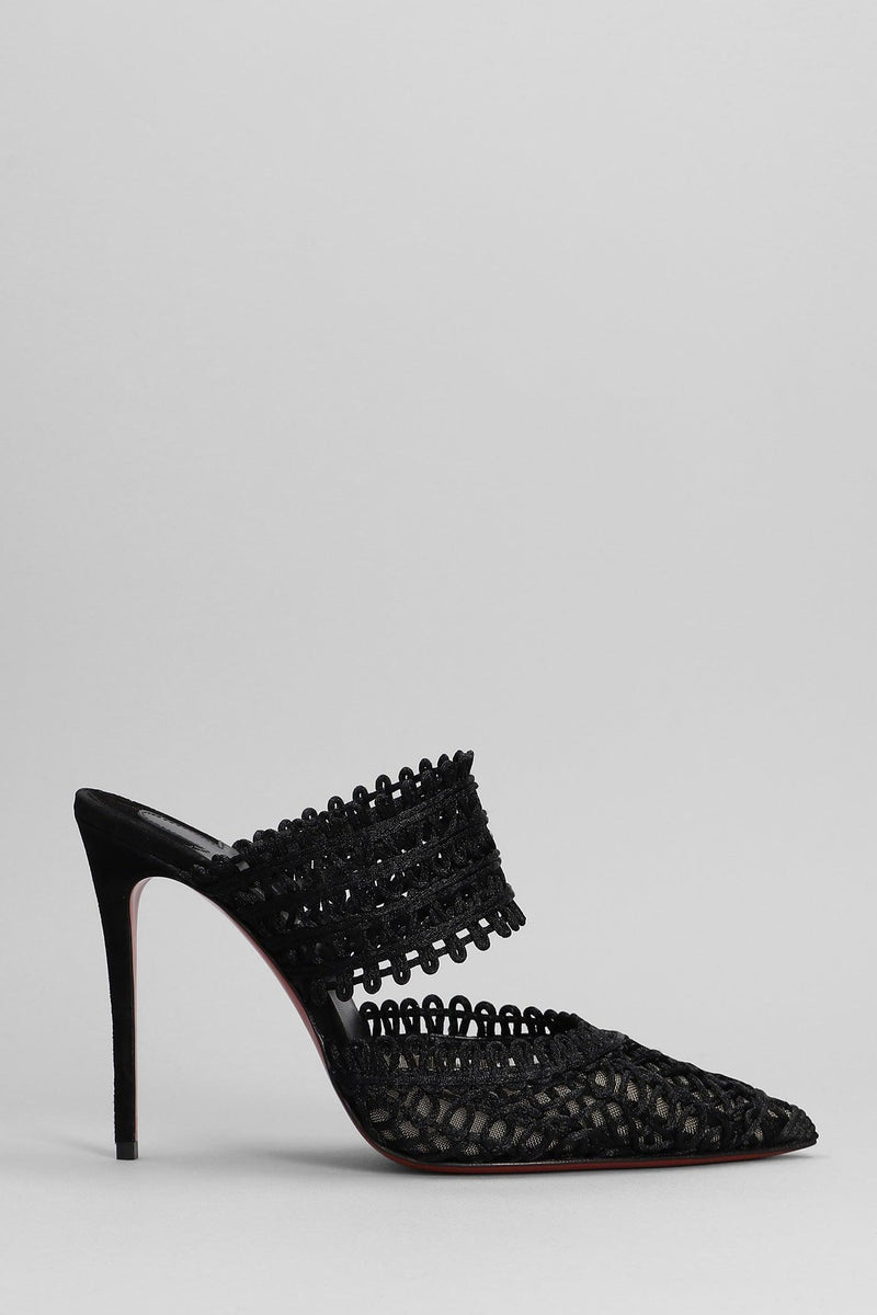 Christian Louboutin Deia Pumps In Black Suede - Women - Piano Luigi