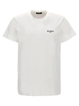 Balmain Flocked Logo T-shirt - Men - Piano Luigi