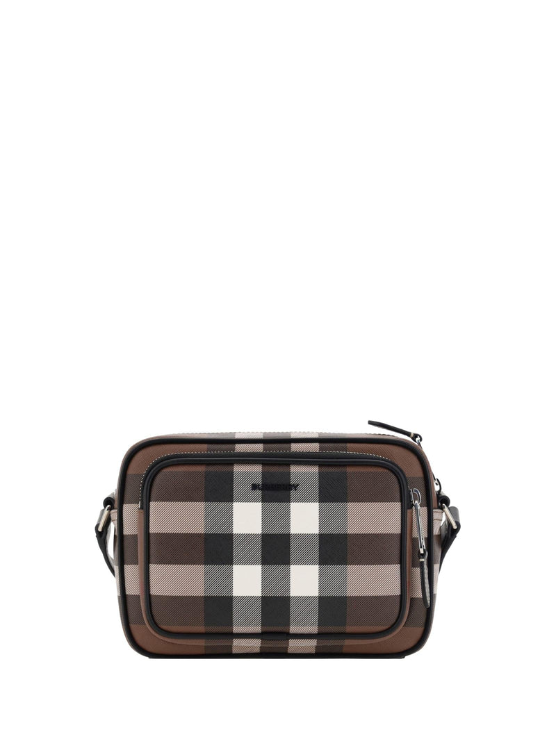 Burberry Bio-based Check Crossbody Bag - Men - Piano Luigi