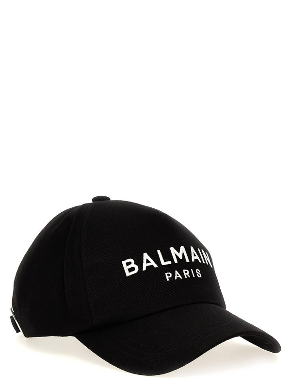 Balmain Logo Embroidery Cap - Men - Piano Luigi