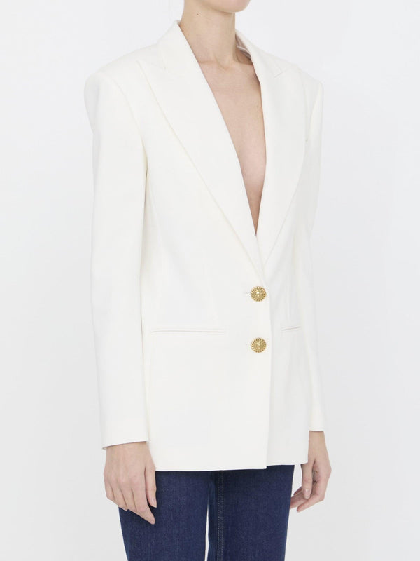 Balmain Crêpe Jacket - Women - Piano Luigi