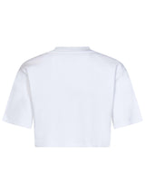 Off-White T-shirt In White Cotton - Women - Piano Luigi