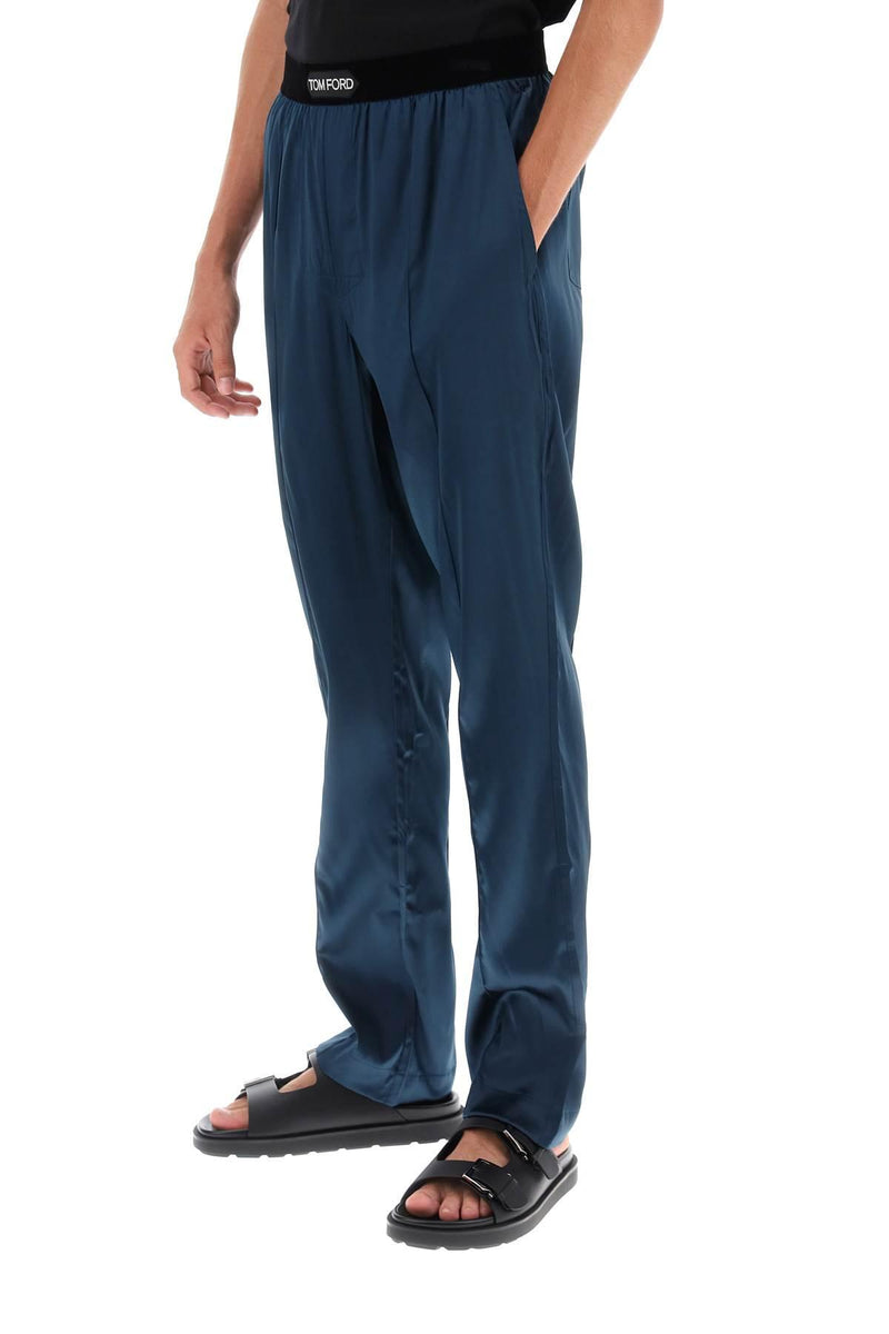 Tom Ford Silk Pajama Pants - Men - Piano Luigi