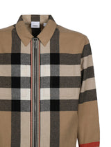 Burberry Oversized Shirt In Wool And Cotton With Exaggerated Check Pattern - Men - Piano Luigi