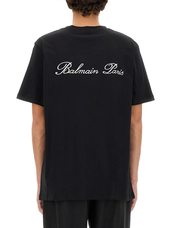 Balmain T-shirt With Logo - Men - Piano Luigi