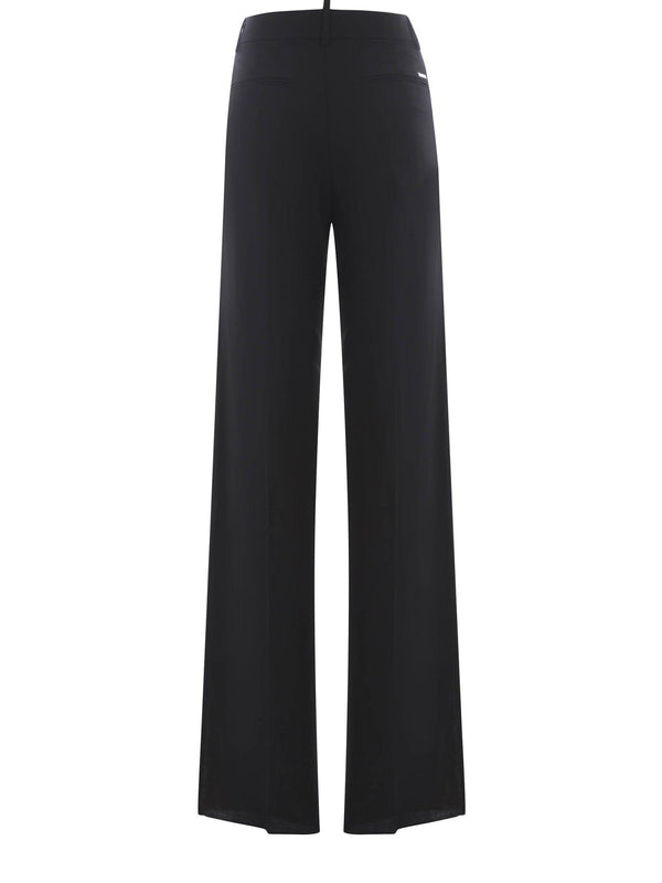 Dsquared2 Trousers In Virgin Wool Blend - Women - Piano Luigi