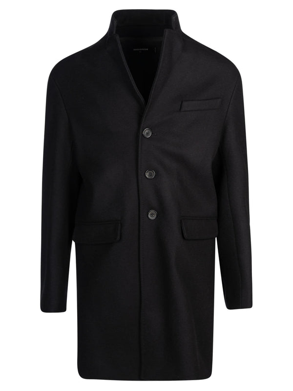 Dsquared2 Soft Shoulder Coat - Men - Piano Luigi