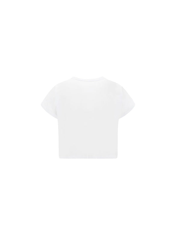 Balmain Cropped Cotton Top - Women - Piano Luigi