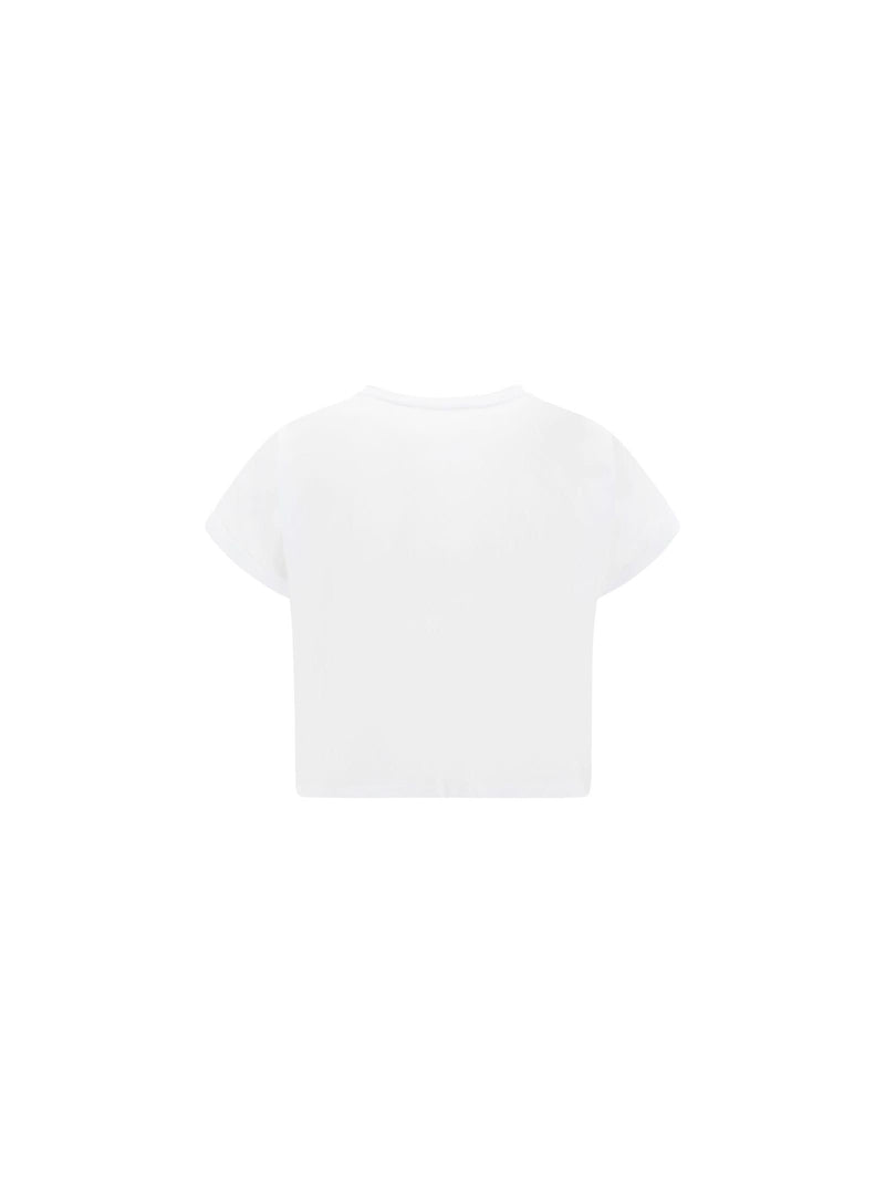 Balmain Cropped Cotton Top - Women - Piano Luigi