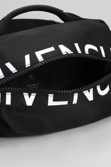 Givenchy G Zip Bumbag Waist Bag In Black Polyamide - Men - Piano Luigi