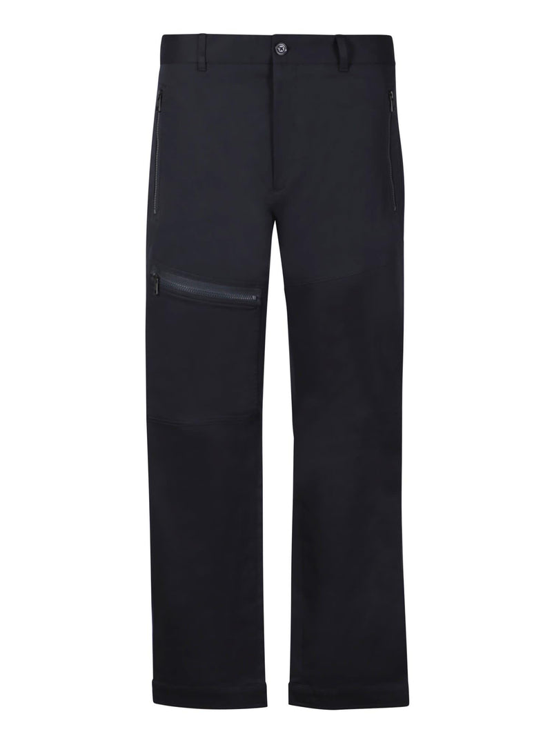 Moncler Blue Cotton Trousers - Men - Piano Luigi