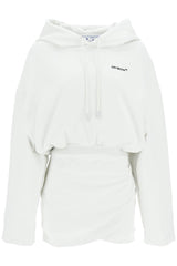 Off-White for All Mini Hooded Sweatdress - Women - Piano Luigi