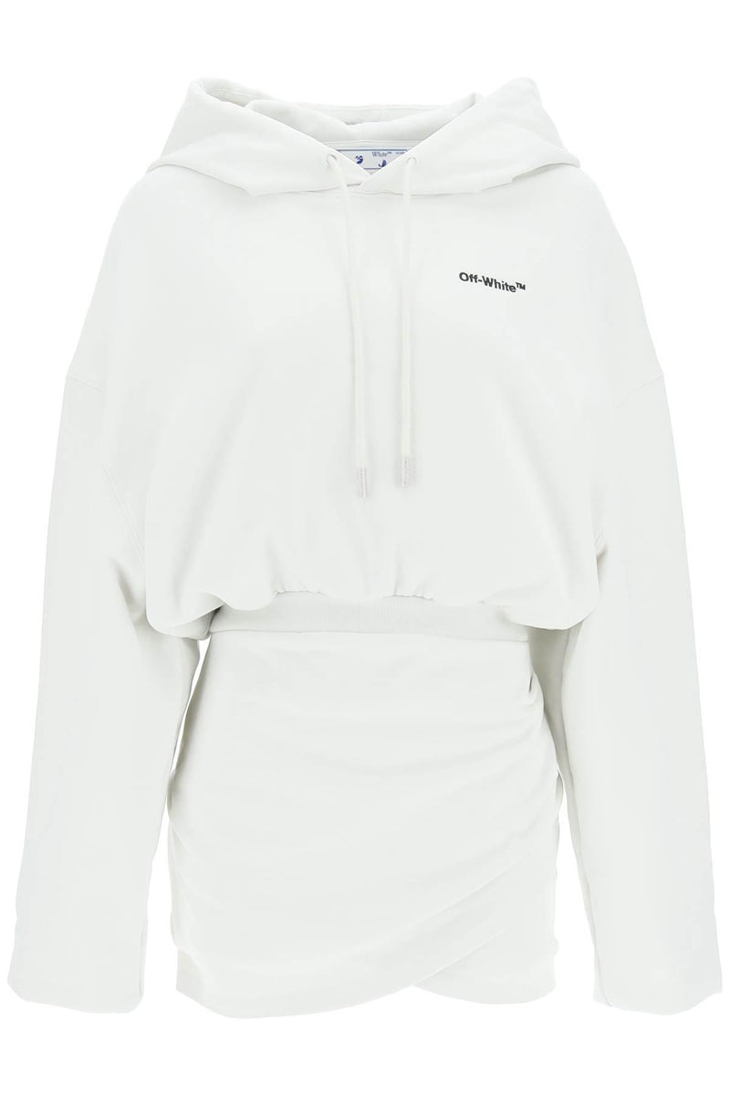 Off-White for All Mini Hooded Sweatdress - Women - Piano Luigi