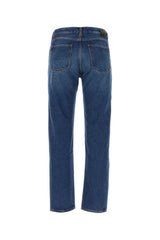 Off-White Logo Patch Straight Leg Jeans - Men - Piano Luigi