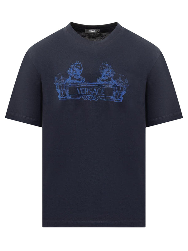 Versace Cartouche Printed T-shirt - Men - Piano Luigi