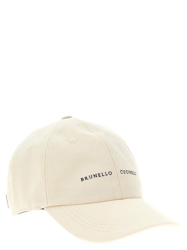 Brunello Cucinelli Logo Embroidery Cap - Men - Piano Luigi