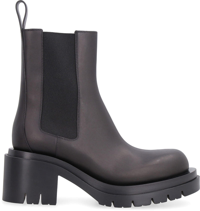 Bottega Veneta Lug Leather Boots - Women - Piano Luigi