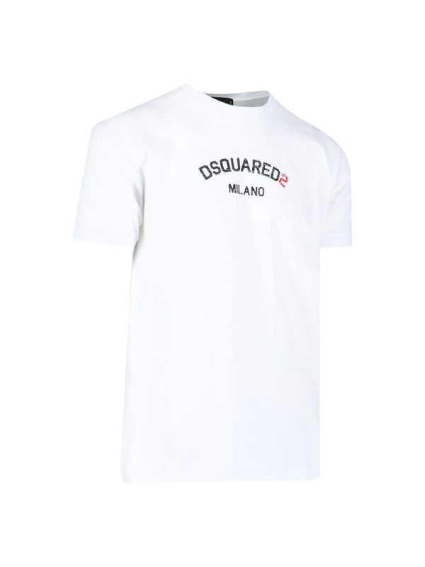 Dsquared2 Milano T-shirt In White - Men - Piano Luigi