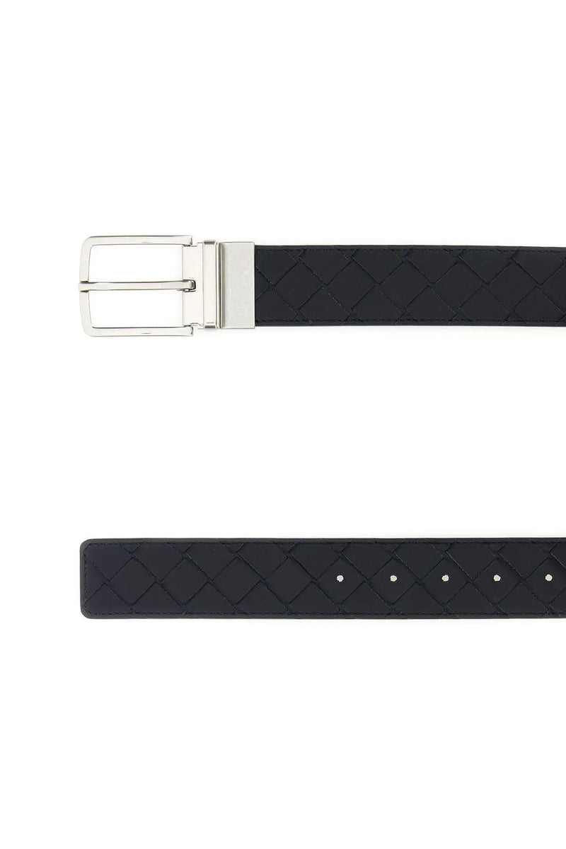 Bottega Veneta Black Leather Belt - Men - Piano Luigi