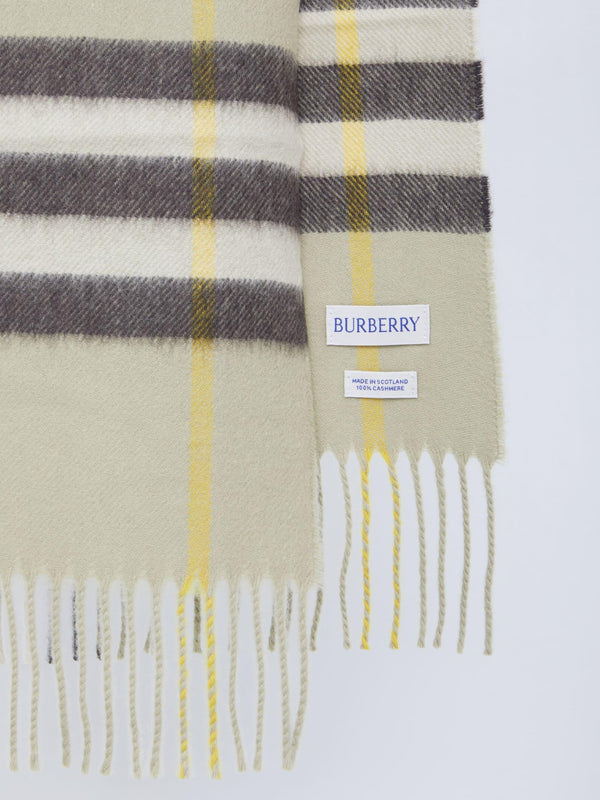 Burberry Check Cashmere Scarf - Men - Piano Luigi