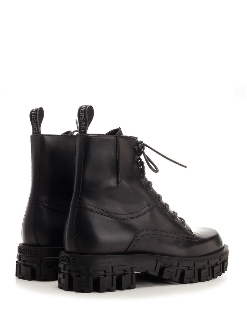 Versace greca Portico Combat Boot - Men - Piano Luigi